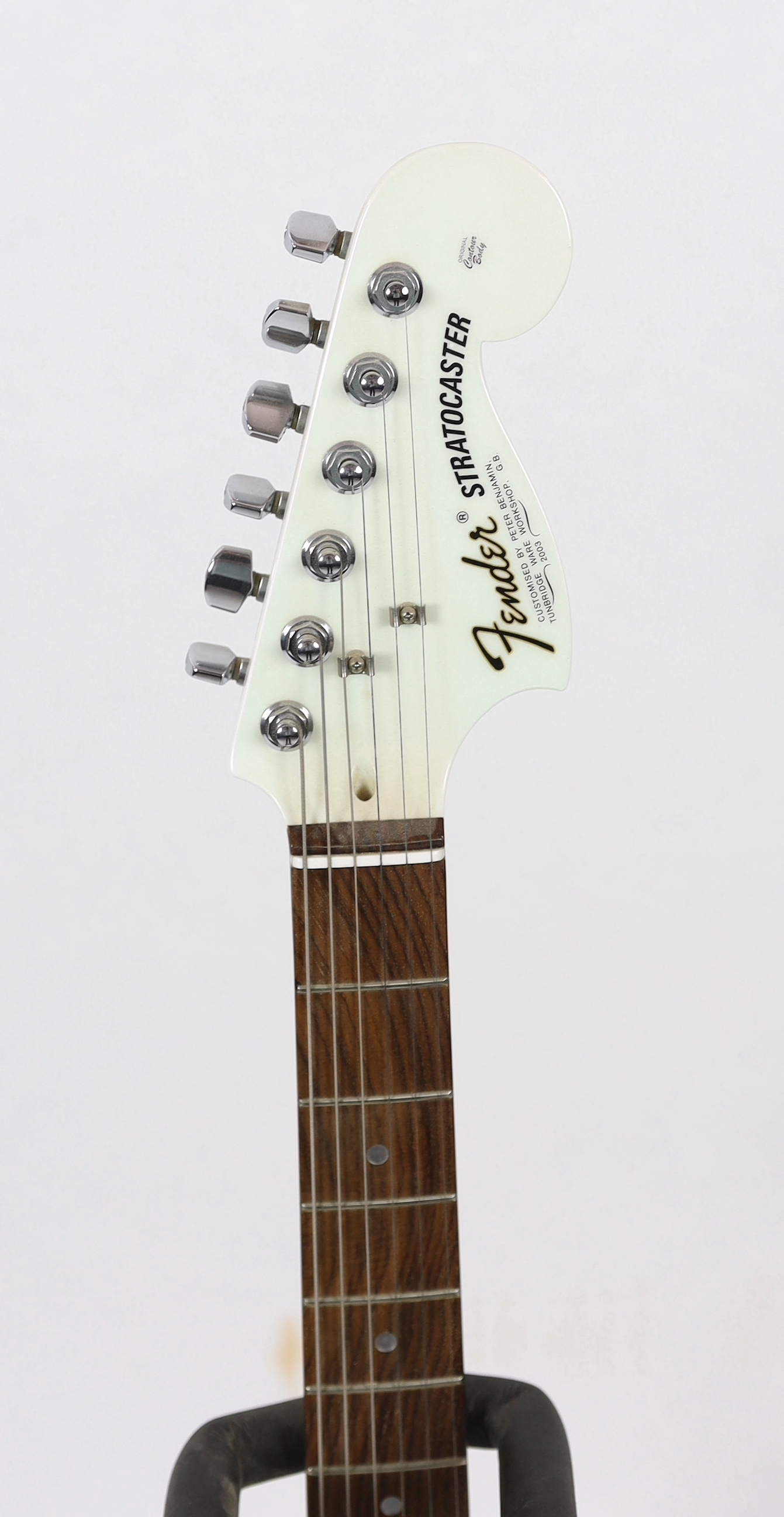 A Fender Stratocaster Custom by Peter Benjamin, Tunbridge Ware Workshop, GB. 2003